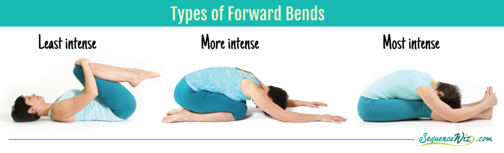 Types of forward bends