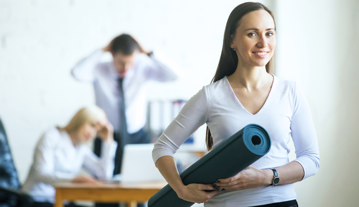 Yoga at the workplace