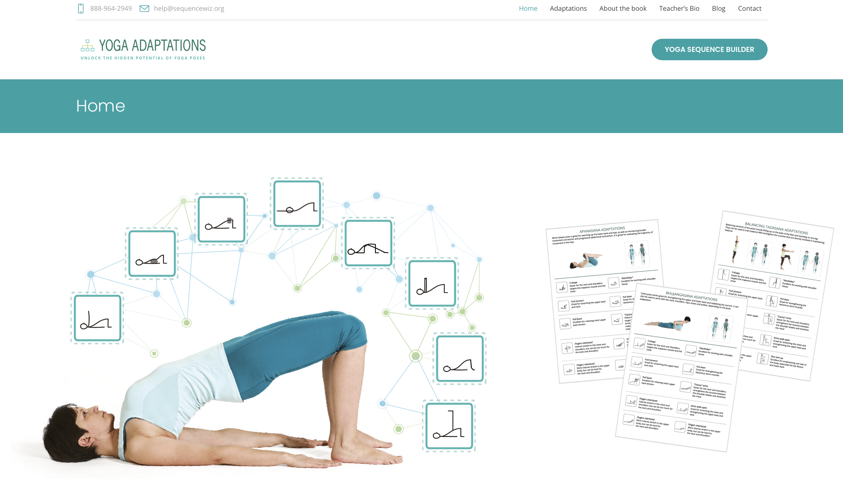 Yoga adaptations site